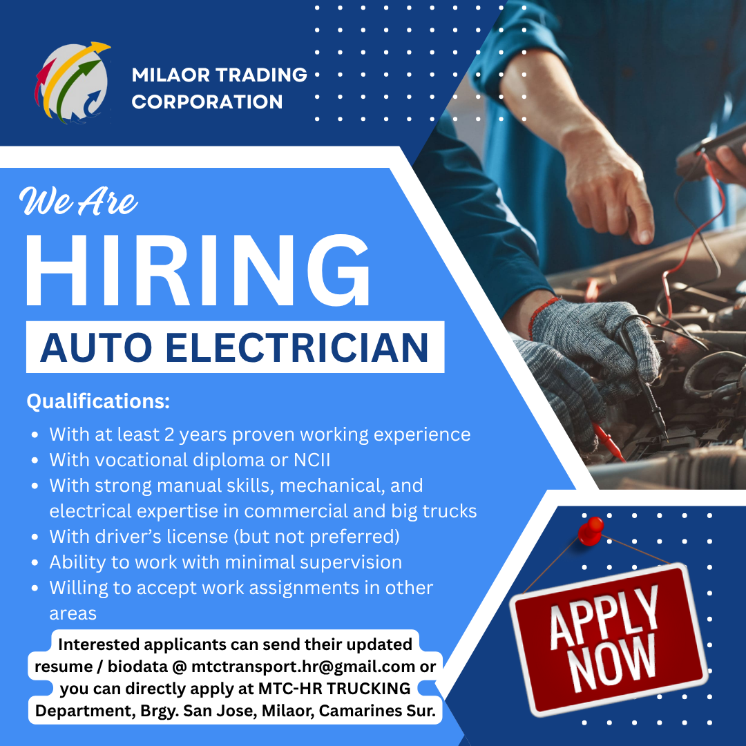 MILAOR TRADING CORP HIRING